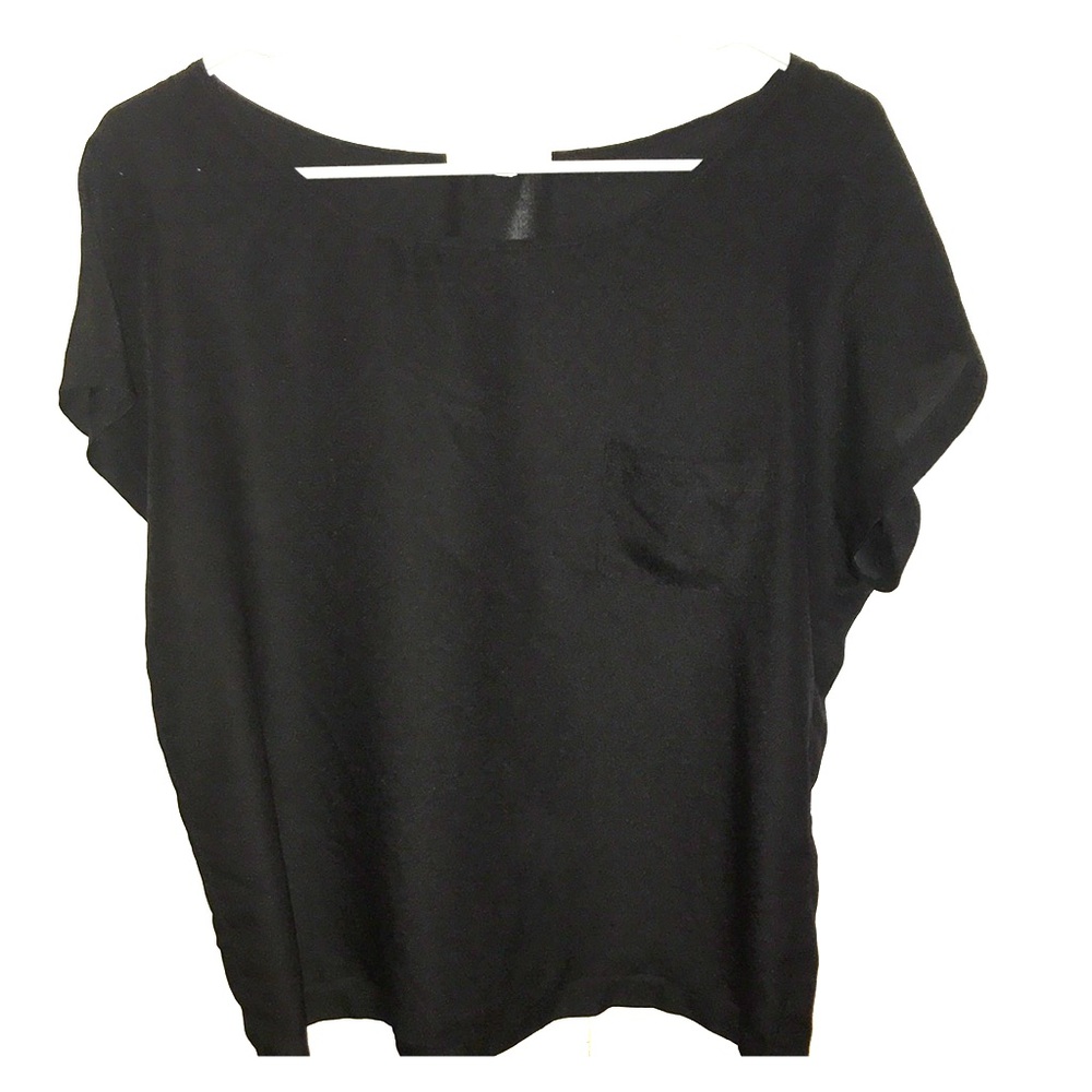 Black flowy blouse